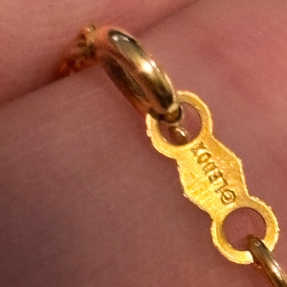 Lenox porcelain 1/20 12k gold chain - Picture 4 of 6